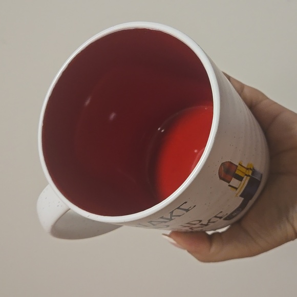 NWT mug WAKE UP AND MAKE UP, chanel lipstick on it - Picture 3 of 3